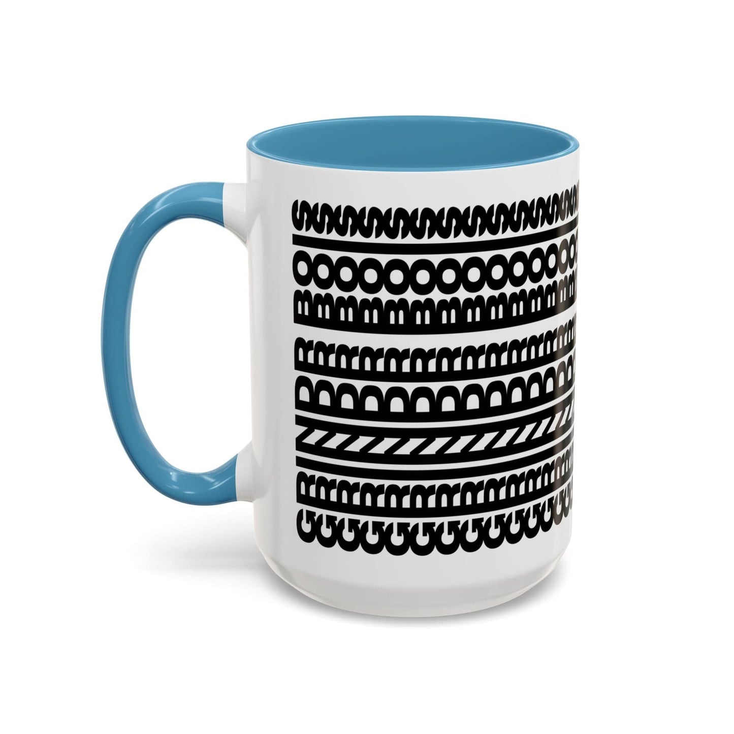 Printify Mug 15oz / Light Blue GRINDER BOIS - Hidden Message