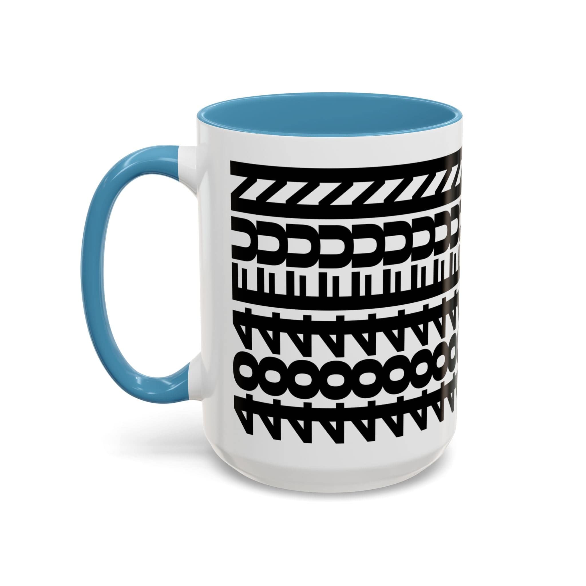 Printify Mug 15oz / Light Blue Mug - 404FUN - Hidden Message