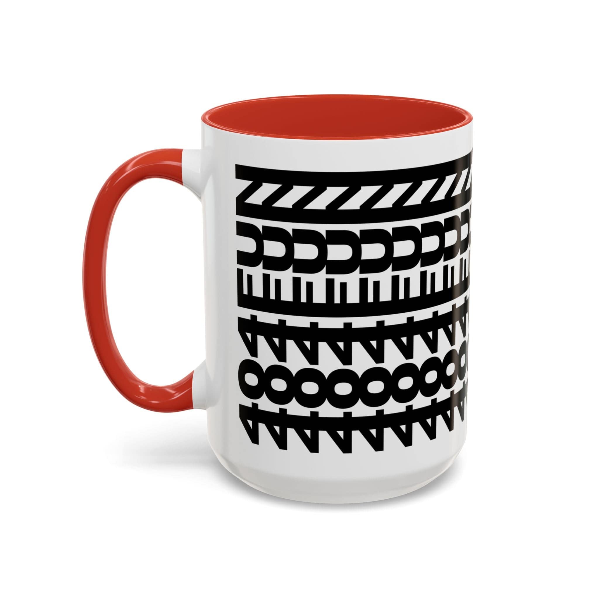 Printify Mug 15oz / Red Mug - 404FUN - Hidden Message