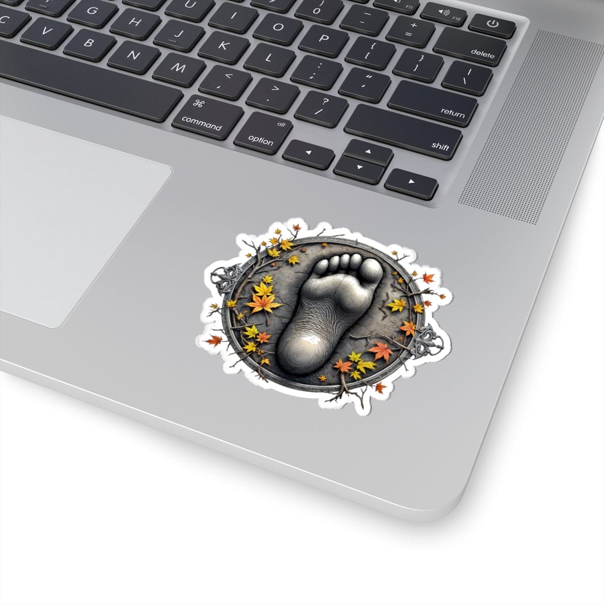 Printify Paper products 3" × 3" / White Bigfoot Lives - Bigfoot & Legends Kiss-Cut Stickers