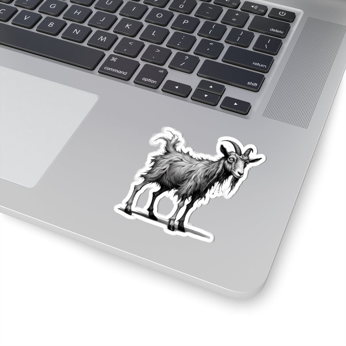 Printify Paper products 3" × 3" / White Goat I'm Fine - Everything's Fine Kiss-Cut Stickers
