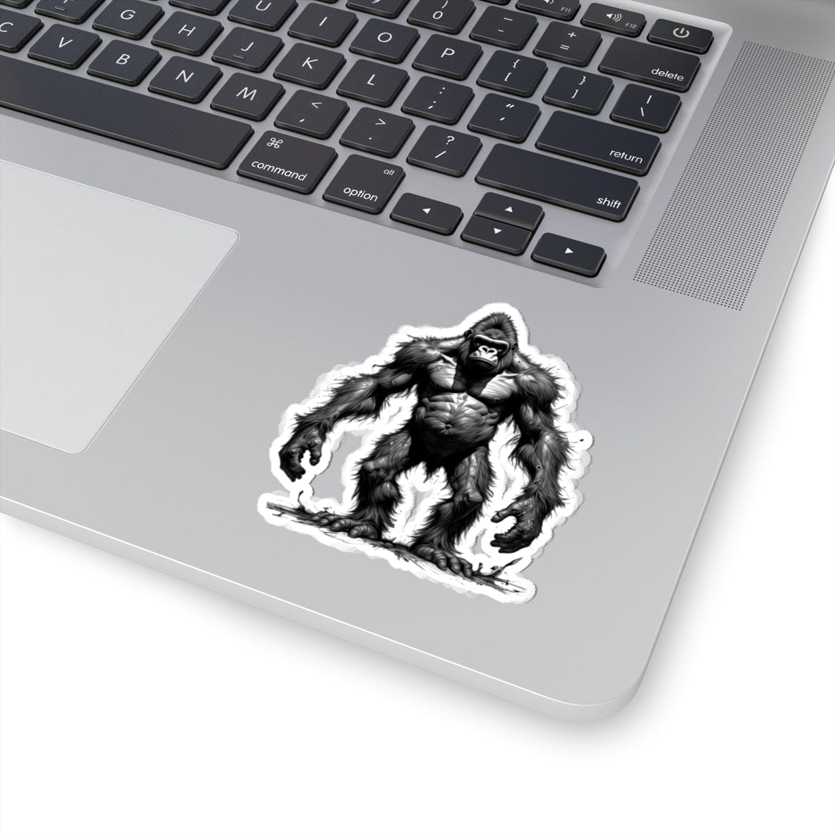 Printify Paper products 3" × 3" / White Gorilla I'm Fine - Everything's Fine Kiss-Cut Stickers