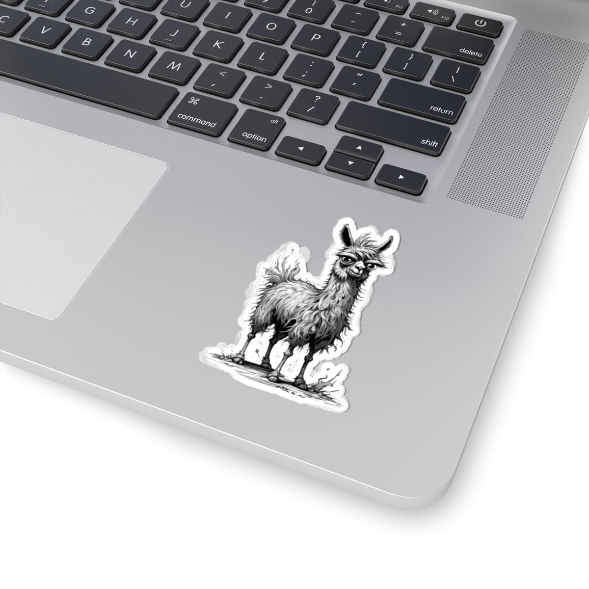 Printify Paper products 3" × 3" / White Llama I'm Fine - Everything's Fine Kiss-Cut Stickers