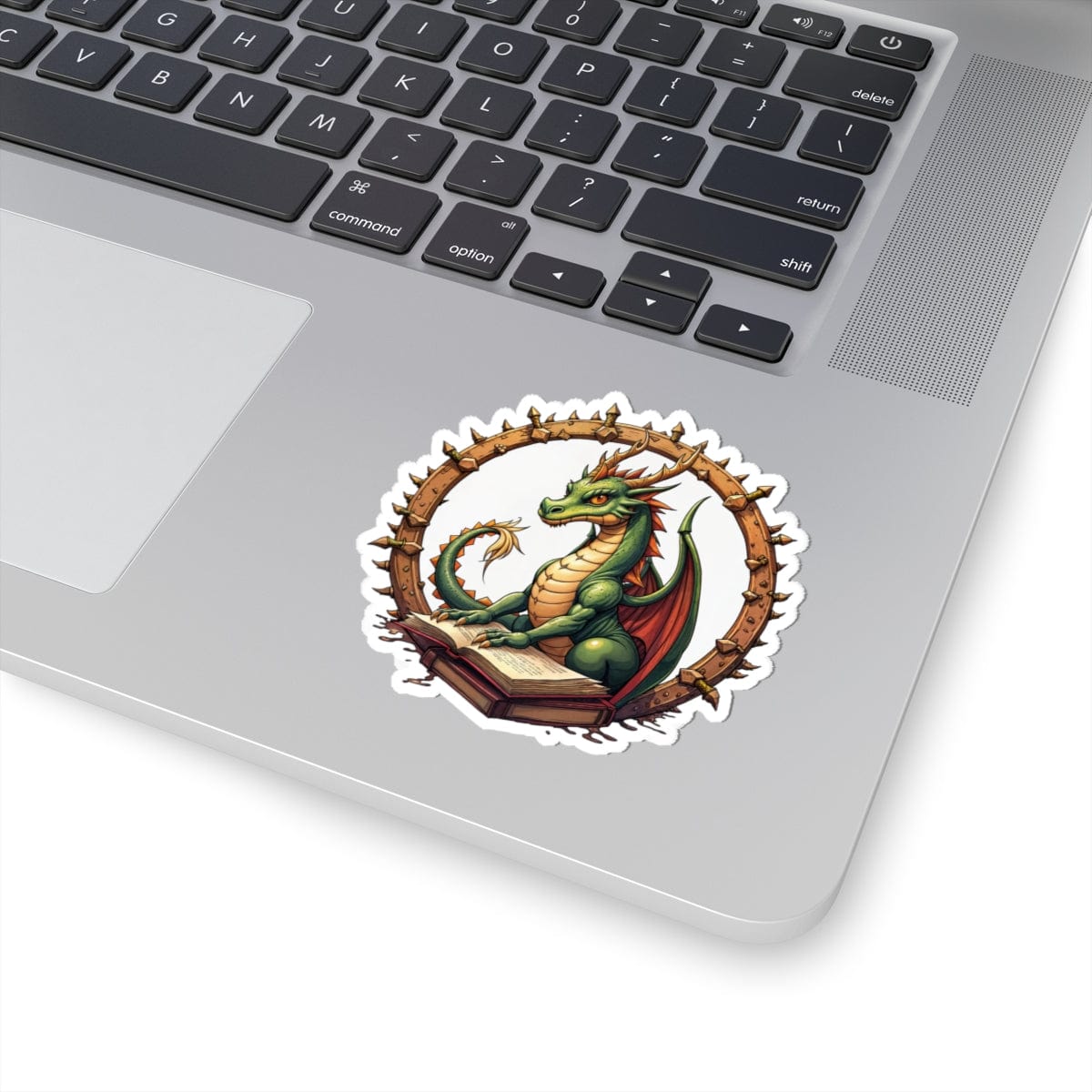 Printify Paper products 3" × 3" / White Lorekeeper - Dragons & Magic Kiss-Cut Stickers