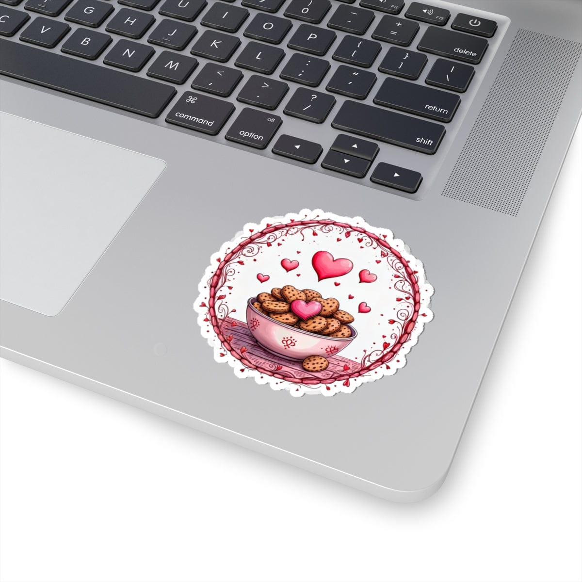 Printify Paper products 3" × 3" / White Recipe for Love - Love & Fun Kiss-Cut Stickers