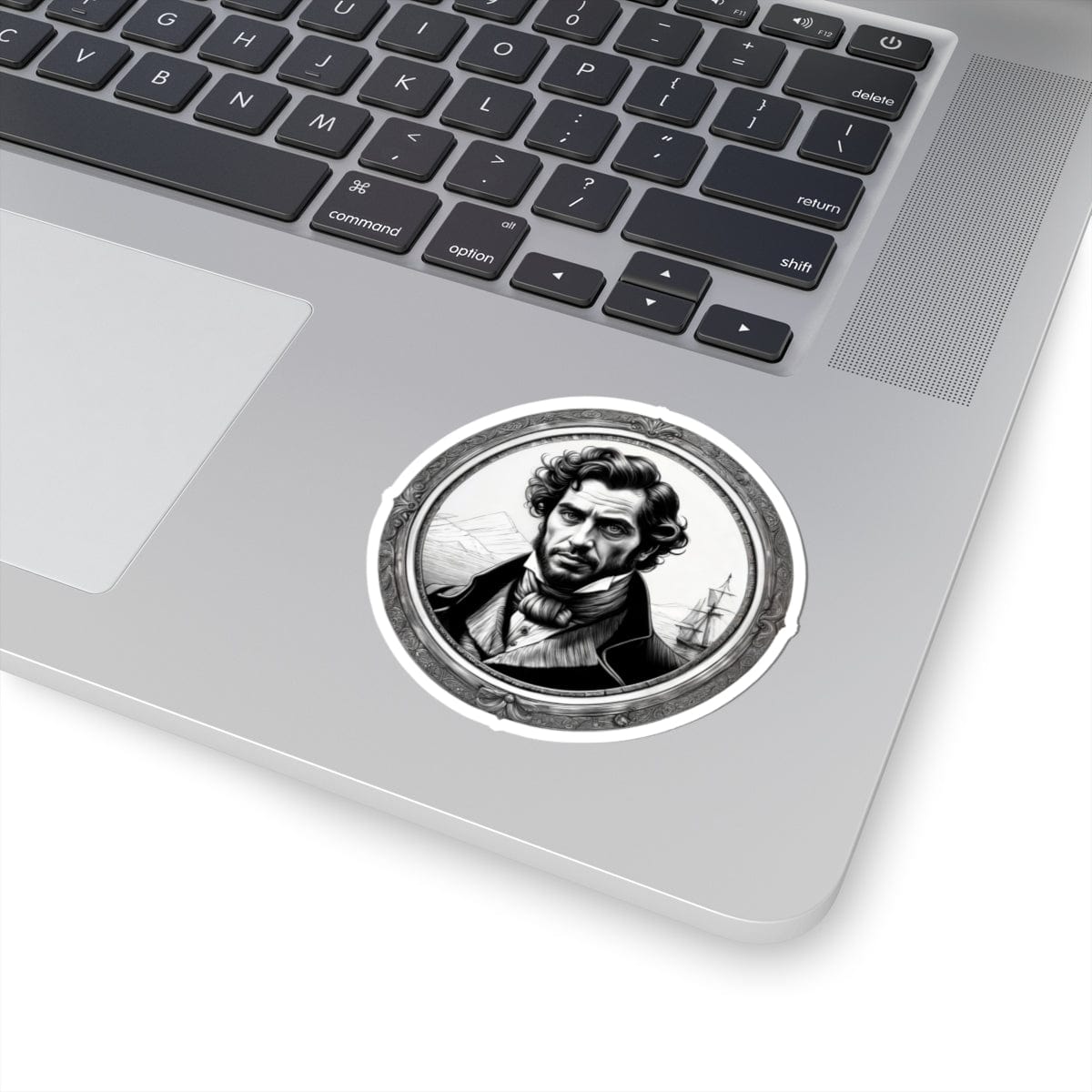 Printify Paper products 3" × 3" / White The Count of Monte Cristo - Mysteries & Monsters Kiss-Cut Stickers