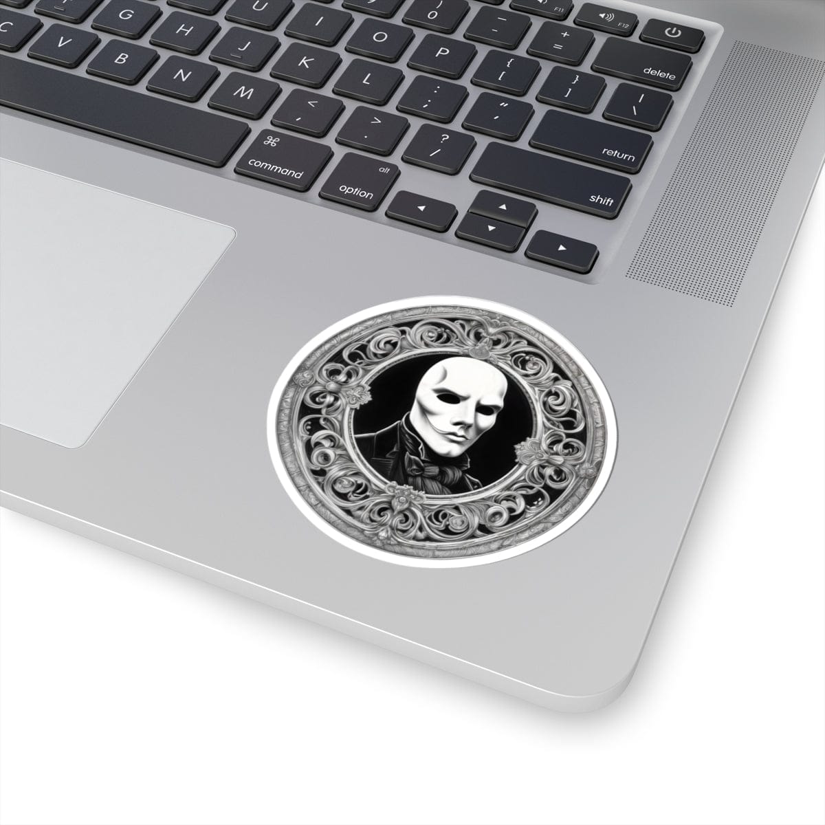 Printify Paper products 3" × 3" / White The Phantom of the Opera - Mysteries & Monsters Kiss-Cut Stickers