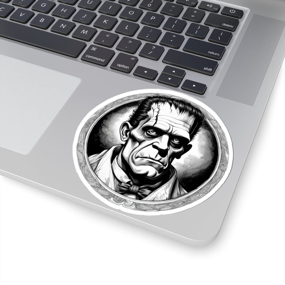 Printify Paper products 4" × 4" / White Frankenstein's Monster - Mysteries & Monsters Kiss-Cut Stickers