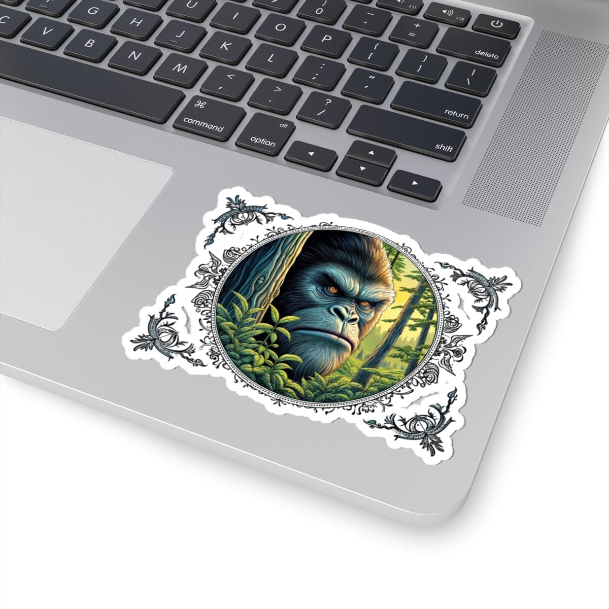 Printify Paper products 4" × 4" / White Legends Are Real - Bigfoot & Legends Kiss-Cut Stickers