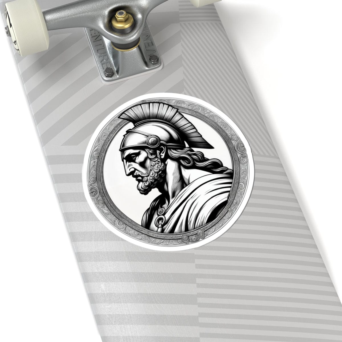 Printify Paper products 6" × 6" / White Achilles - Heroes & Quests Kiss-Cut Stickers