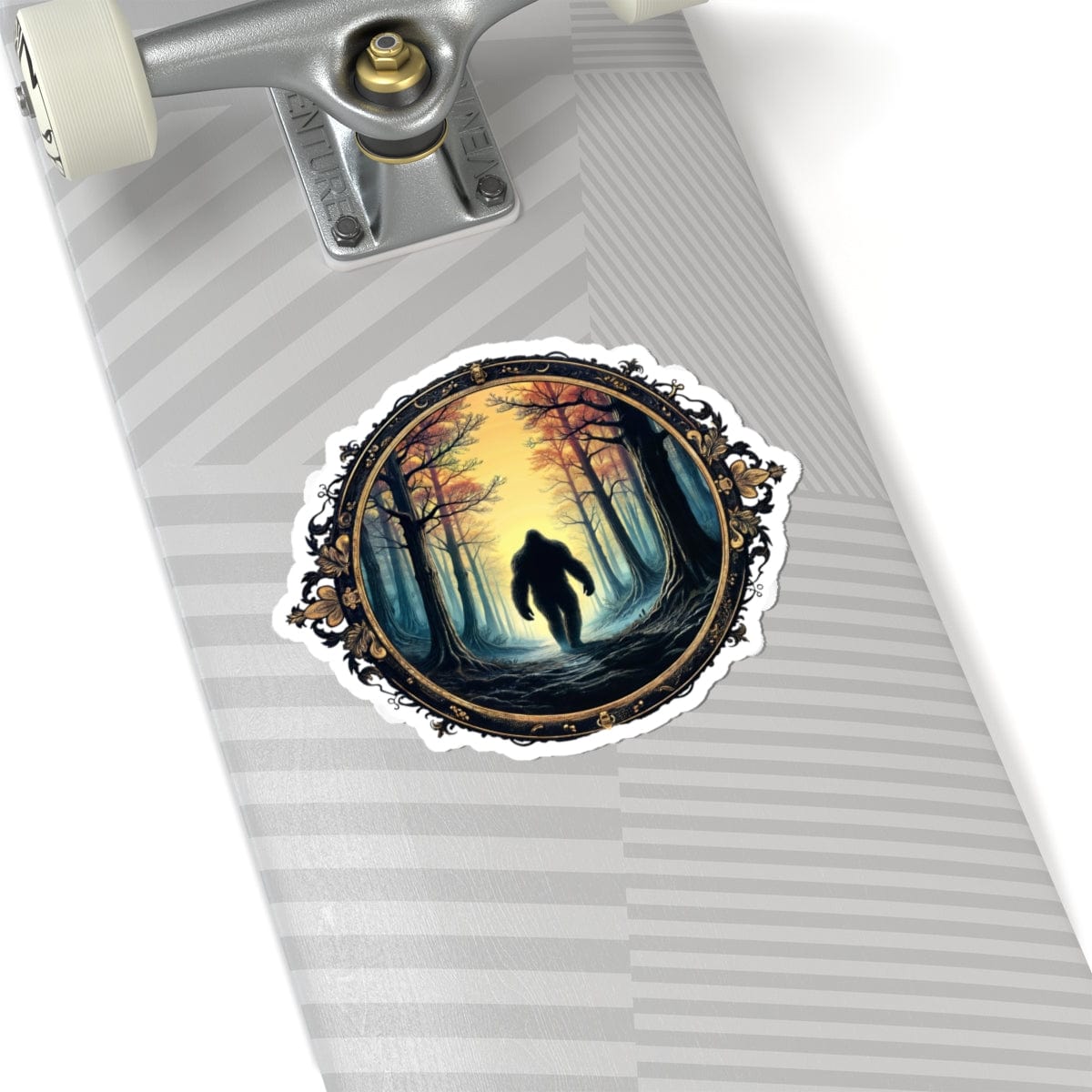 Printify Paper products 6" × 6" / White Mystery of the Forest - Bigfoot & Legends Kiss-Cut Stickers