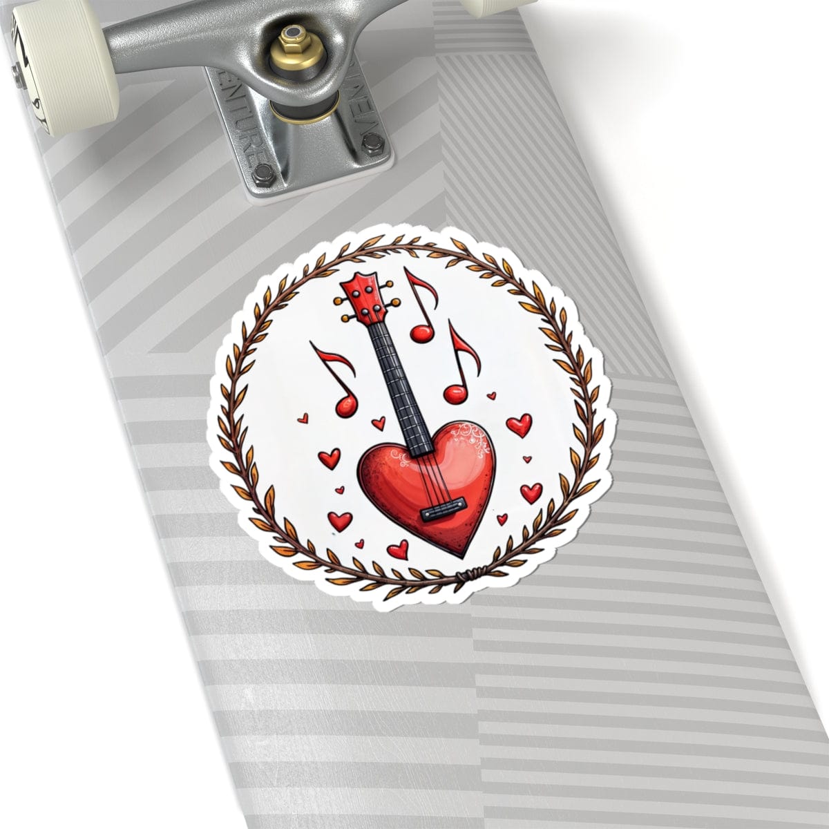 Printify Paper products 6" × 6" / White Sweet Symphony - Love & Fun Kiss-Cut Stickers