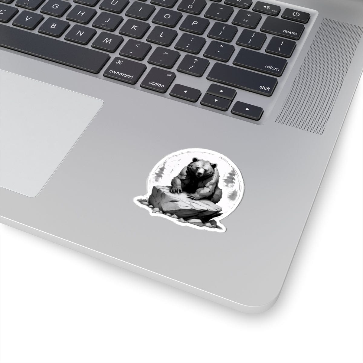 Printify Paper products Bear Rock - Wild & Fierce Kiss-Cut Stickers