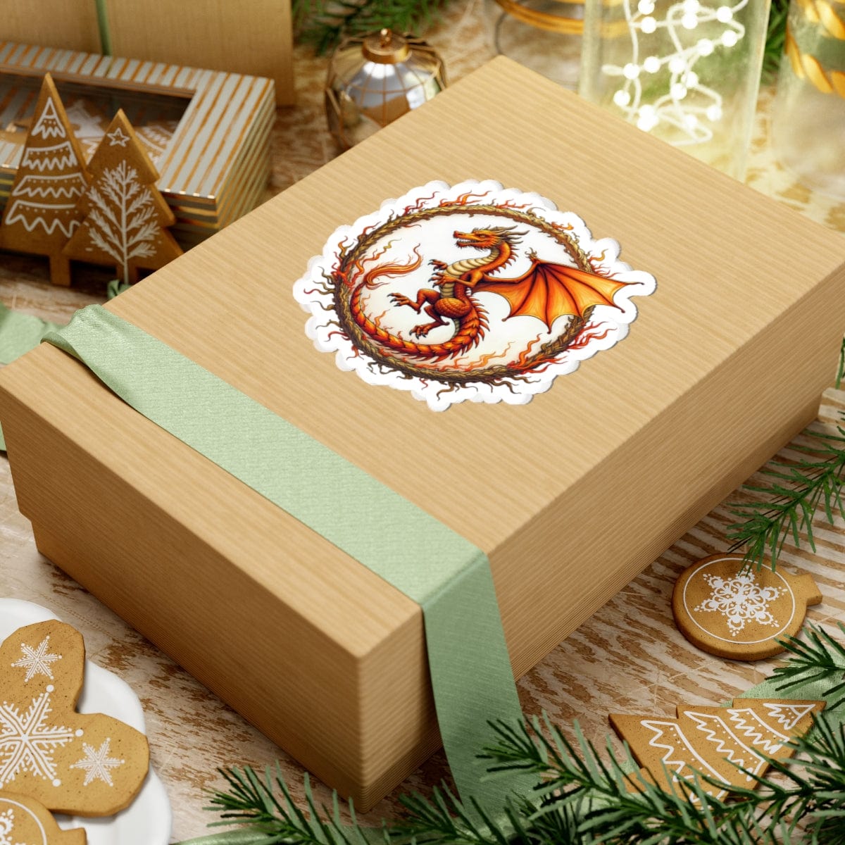 Printify Paper products Blazewing - Dragons & Magic Kiss-Cut Stickers