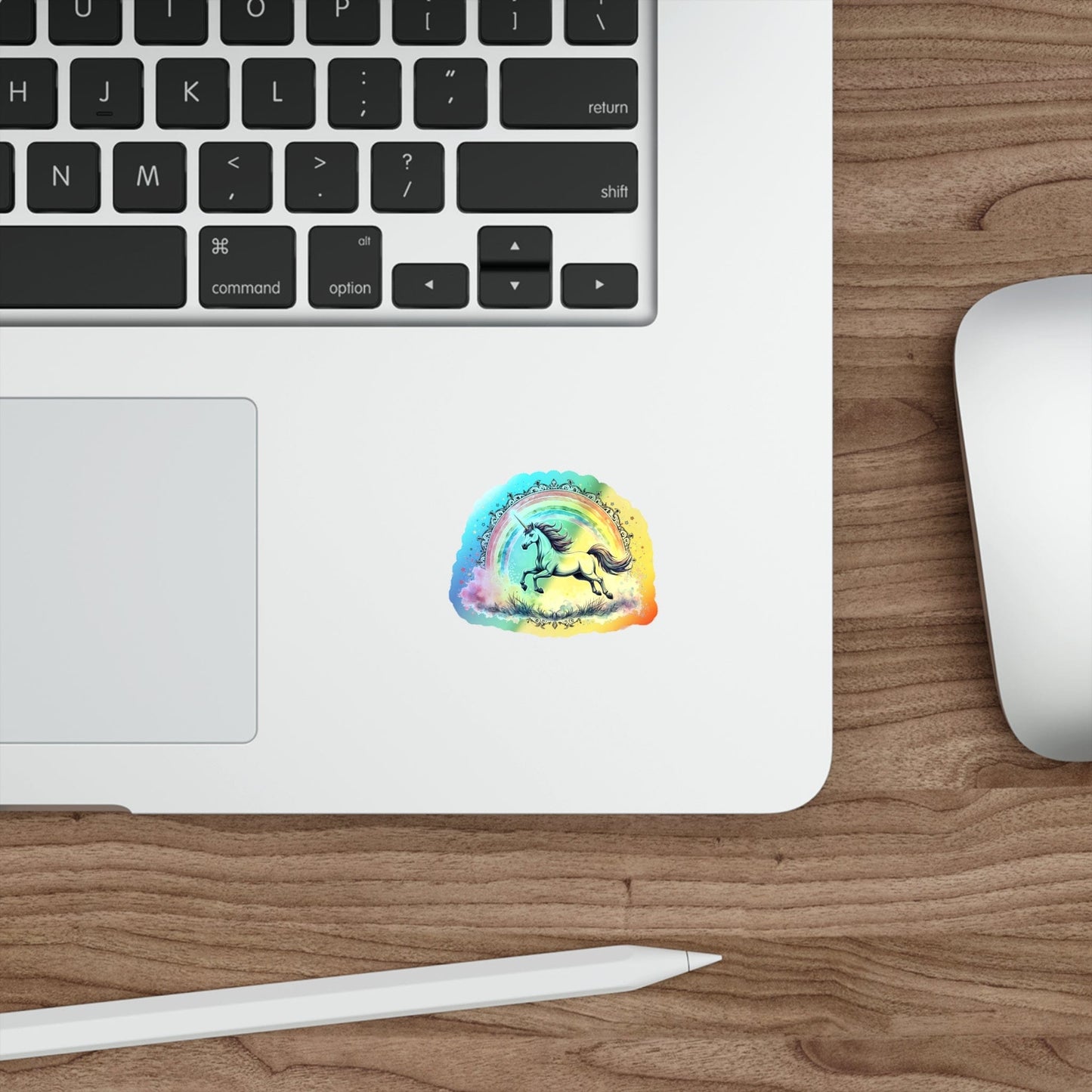Printify Paper products Creativity Unicorn - Holographic Die-Cut Sticker