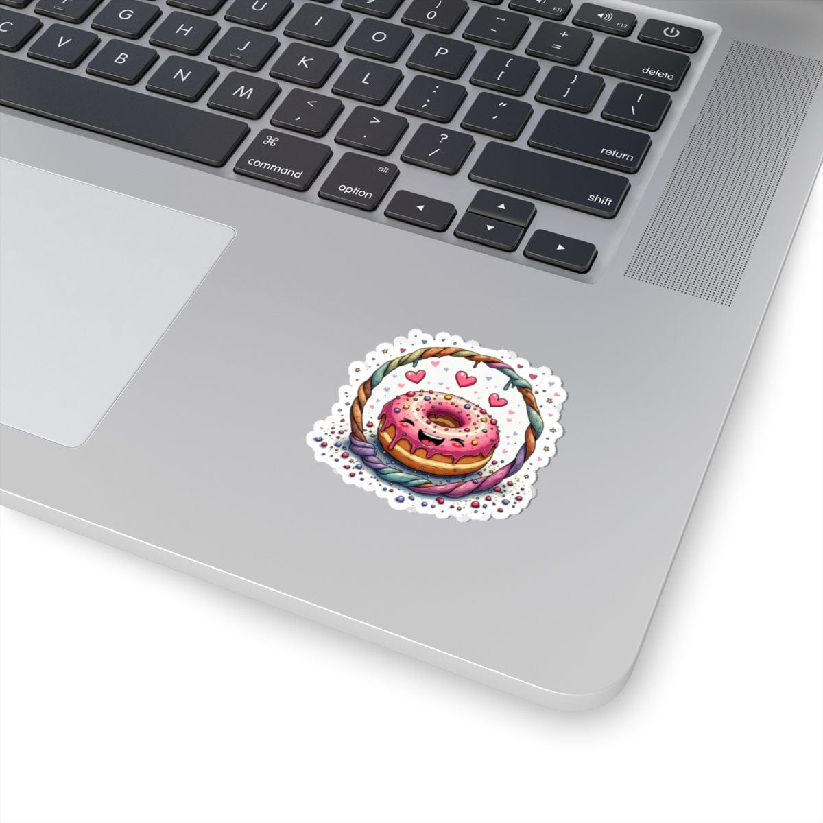 Printify Paper products Donut Worry - Love & Fun Kiss-Cut Stickers