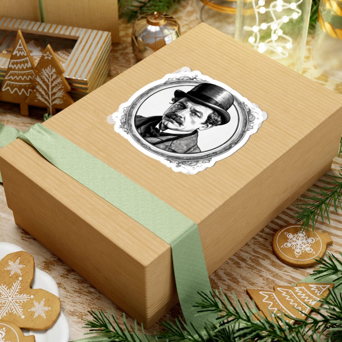 Printify Paper products Dr. Watson - Mysteries & Monsters Kiss-Cut Stickers