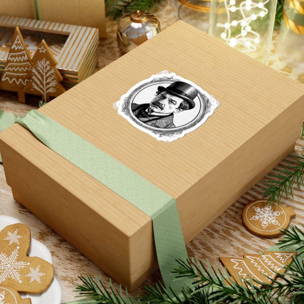 Printify Paper products Dr. Watson - Mysteries & Monsters Kiss-Cut Stickers