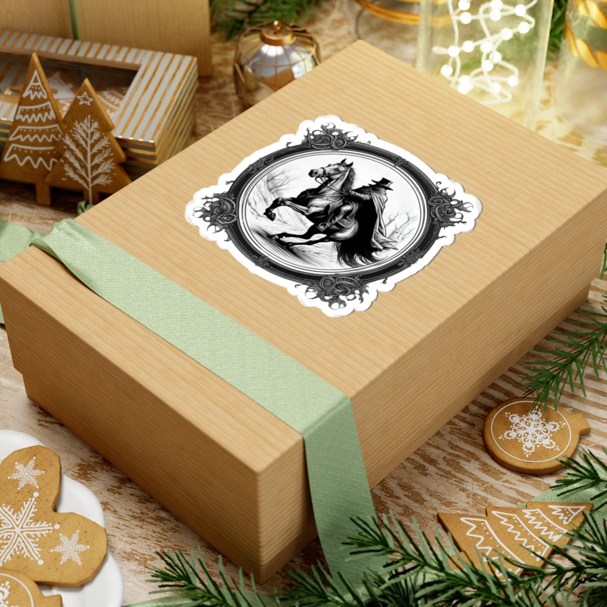 Printify Paper products Headless Horseman - Mysteries & Monsters Kiss-Cut Stickers