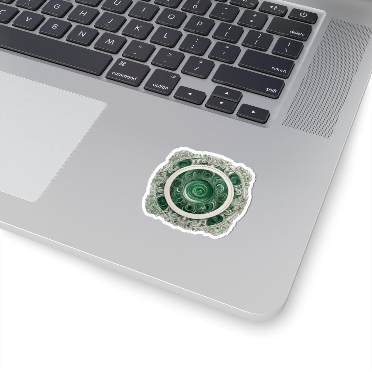 Printify Paper products Malachite - Crystals & Gemstones Kiss-Cut Stickers