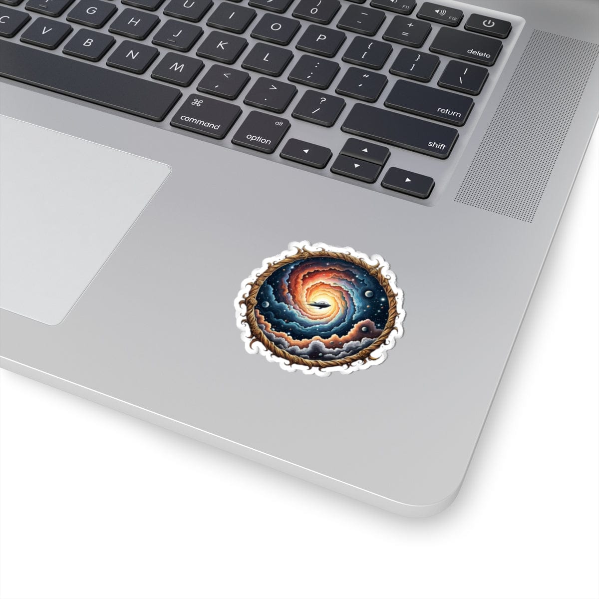 Printify Paper products The Answers Are Up There - UFO & Cosmic Kiss-Cut Stickers
