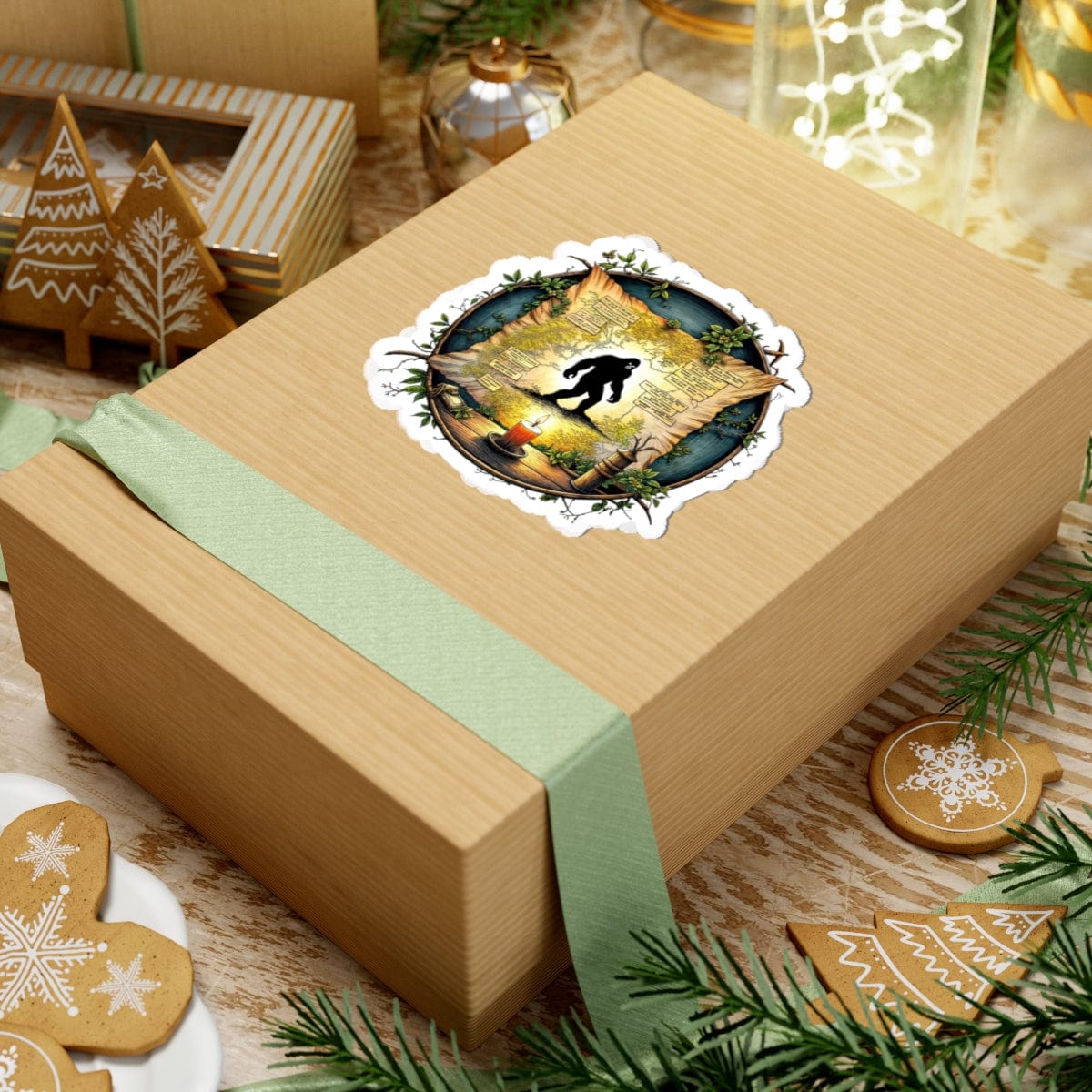 Printify Paper products Uncover the Myth - Bigfoot & Legends Kiss-Cut Stickers