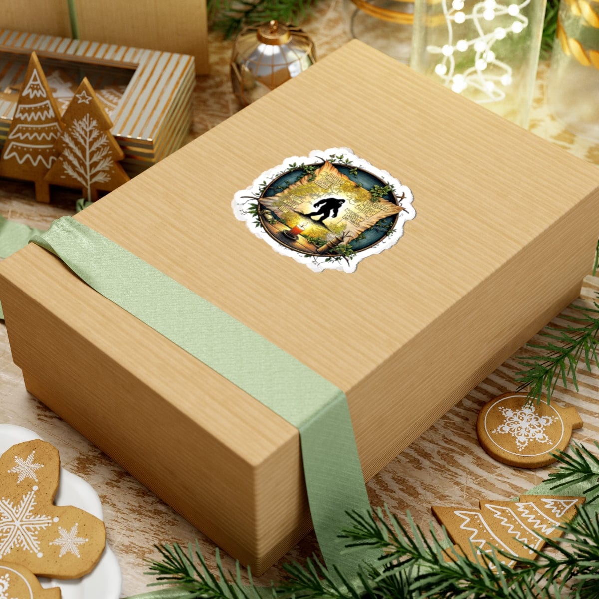 Printify Paper products Uncover the Myth - Bigfoot & Legends Kiss-Cut Stickers
