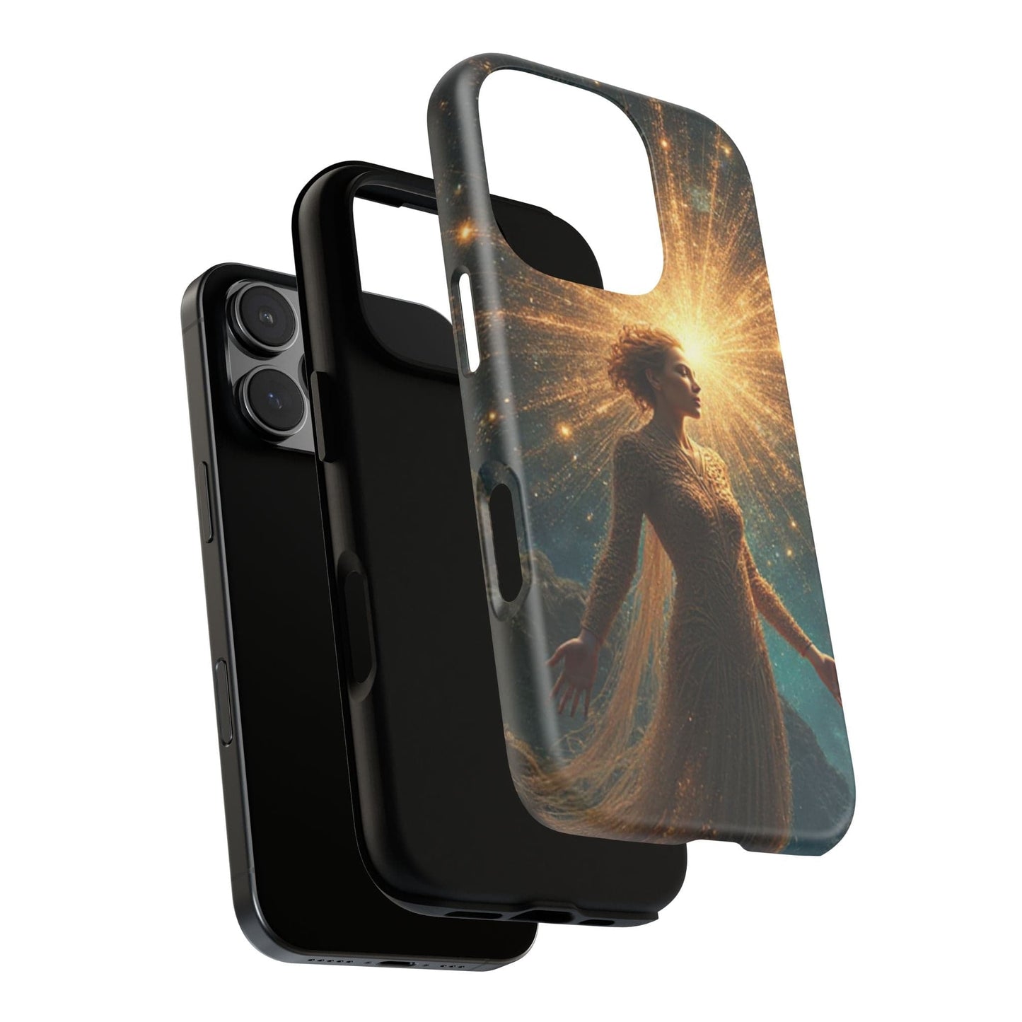 Printify Phone Case Celestial Phone Case: Cosmic Stars, Spiritual Vibes, Gift for Her, Unique Accessories, Magical Design, Protective Cover