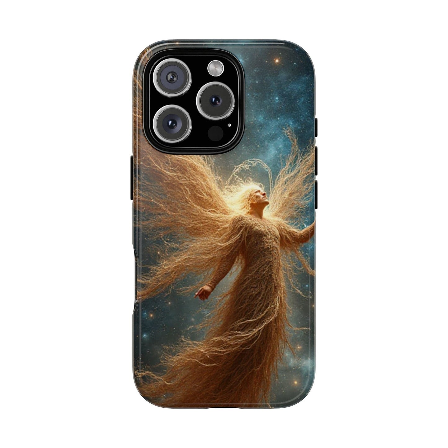 Printify Phone Case iPhone 16 Pro / Glossy Of the Cosmos Phone Case, Celestial Phone Cover, Art Deco Phone Case, Unique Phone Accessory, Phone Protection Gift