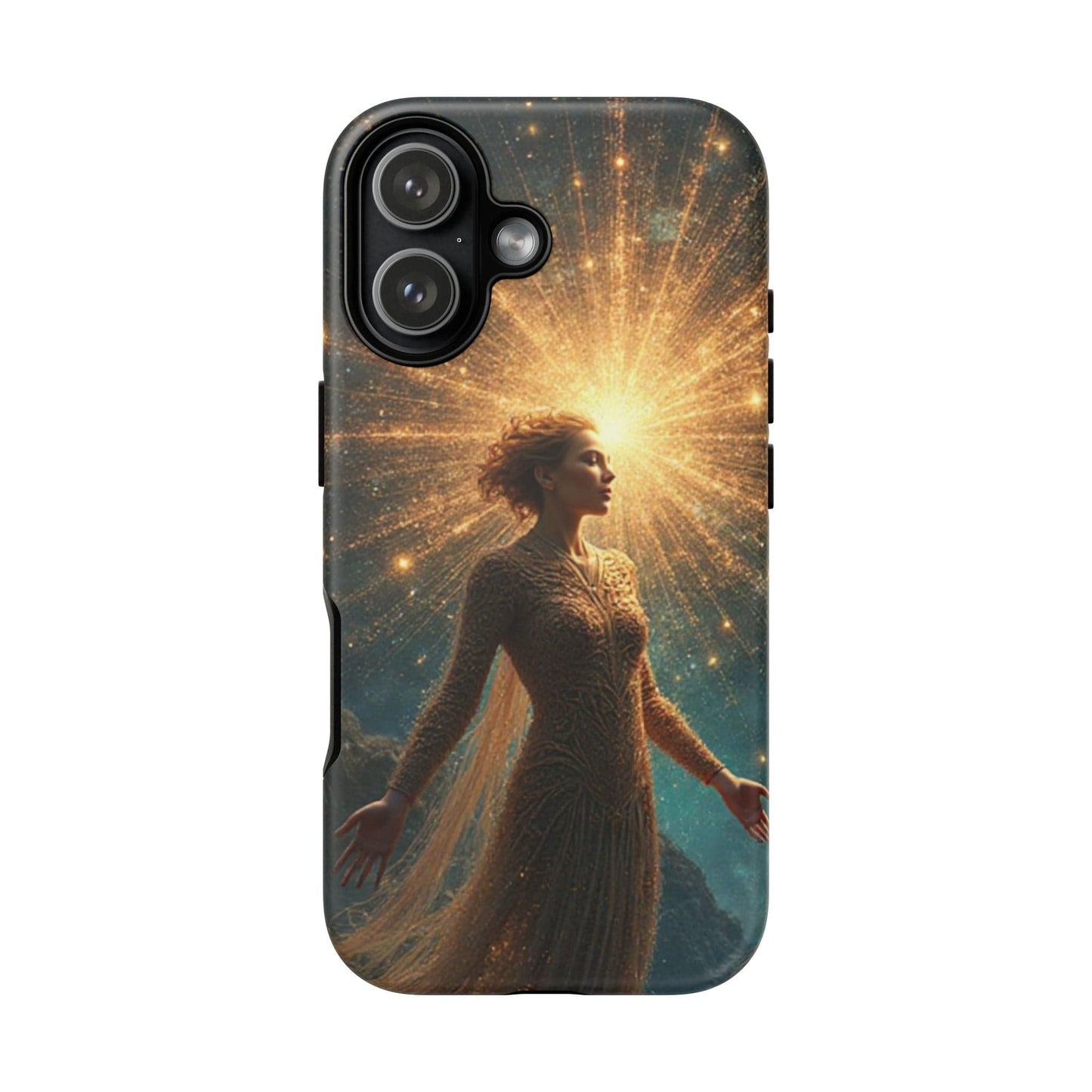 Printify Phone Case iPhone 17 / Matte Celestial Phone Case: Cosmic Stars, Spiritual Vibes, Gift for Her, Unique Accessories, Magical Design, Protective Cover