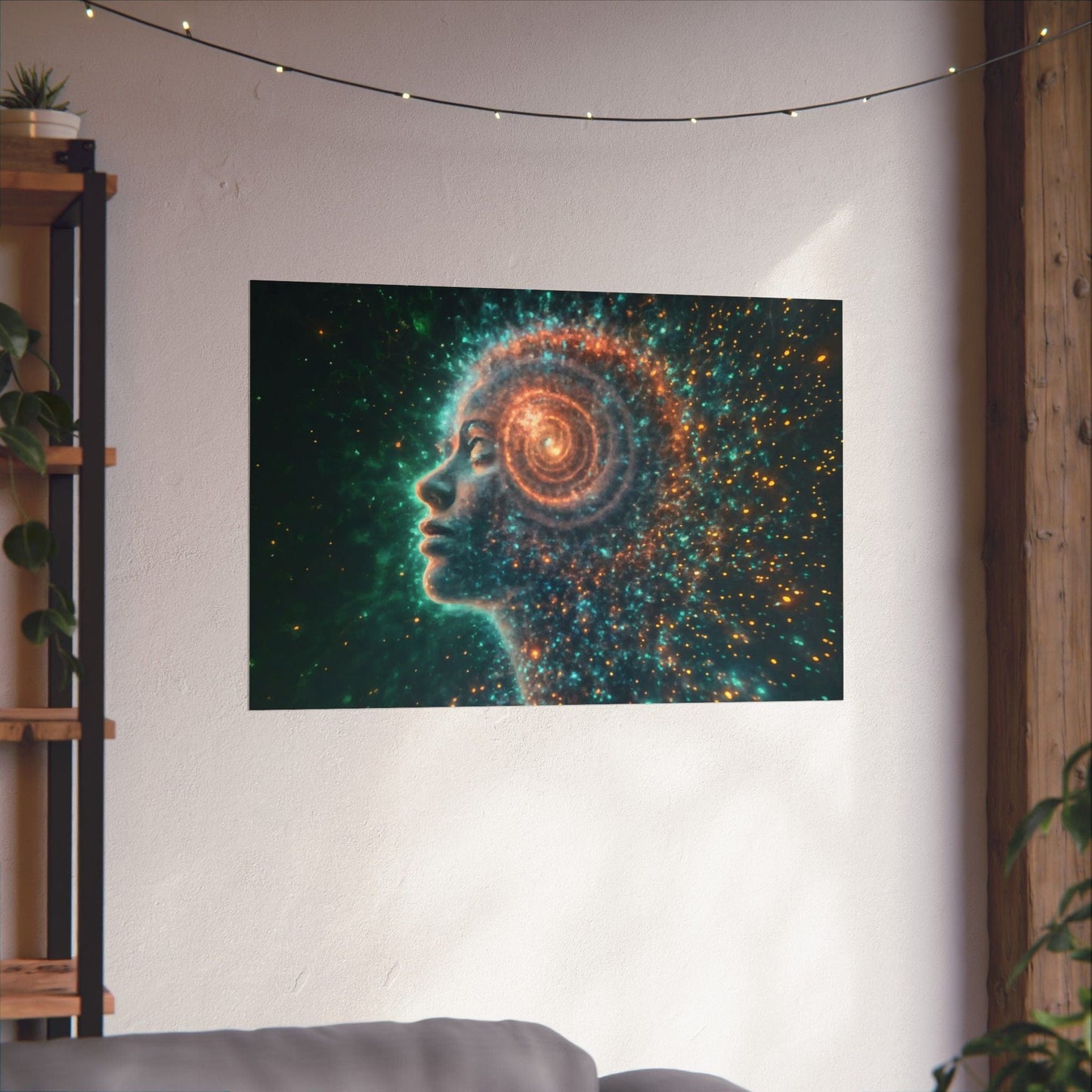 Printify Poster 36″ x 24″ / Matte Cosmic Dream Matte Poster | Spiritual Art Print, Mindfulness Wall Decor, Inspirational Home Decor, Gift for Dreamers
