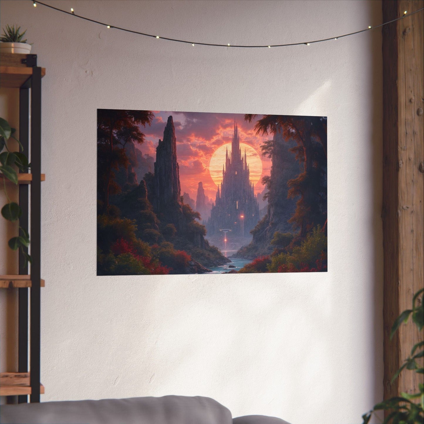 Printify Poster 36″ x 24″ / Matte Enchanting Matte Horizontal Posters, Fantasy Wall Art, Landscape Decor, Home Aesthetic, Gift for Nature Lovers