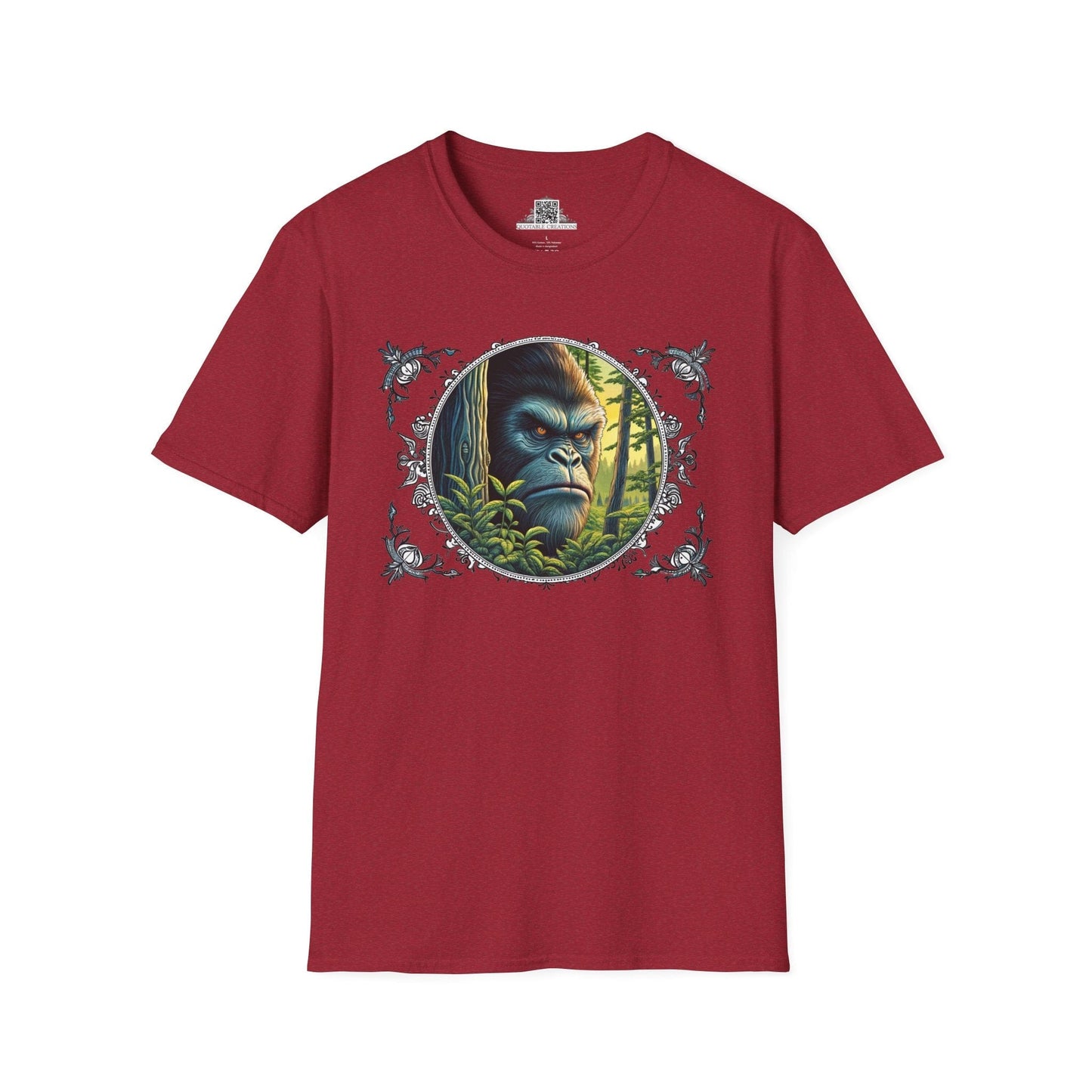 Printify T-Shirt S / Antique Cherry Red Legends Are Real - Bigfoot & Legends T-Shirt