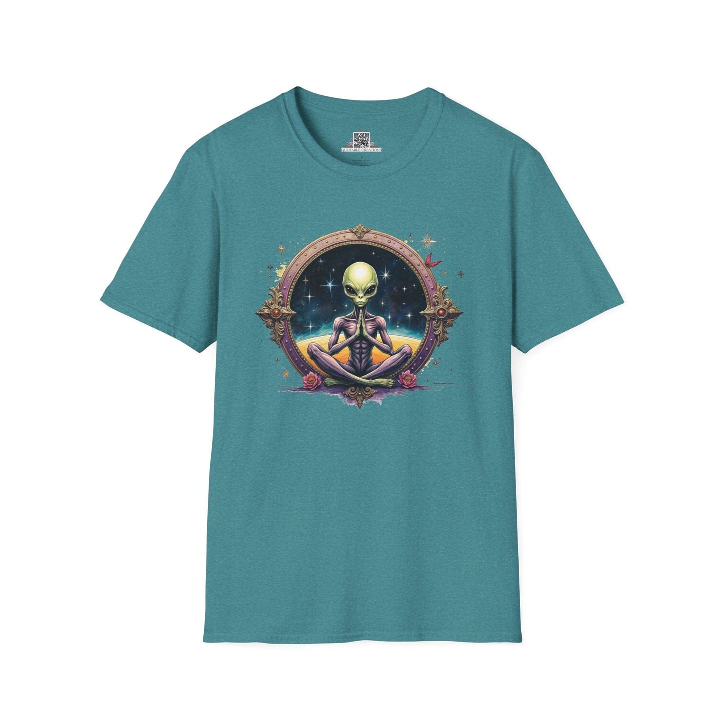 Printify T-Shirt S / Heather Galapagos Blue T-Shirt - The Truth is Out There… but So Are the Aliens! - Alien & Space