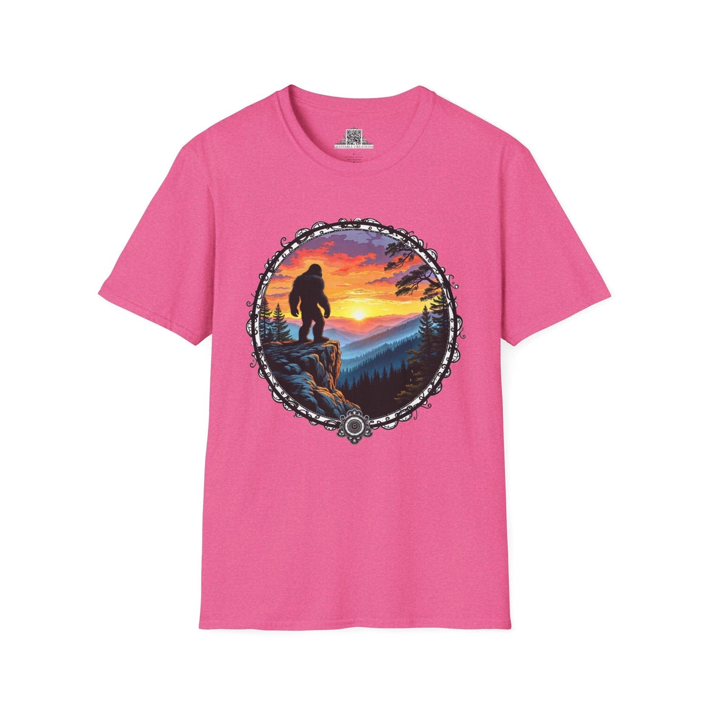 Printify T-Shirt S / Heather Heliconia Capture the Legend - Bigfoot & Legends T-Shirt