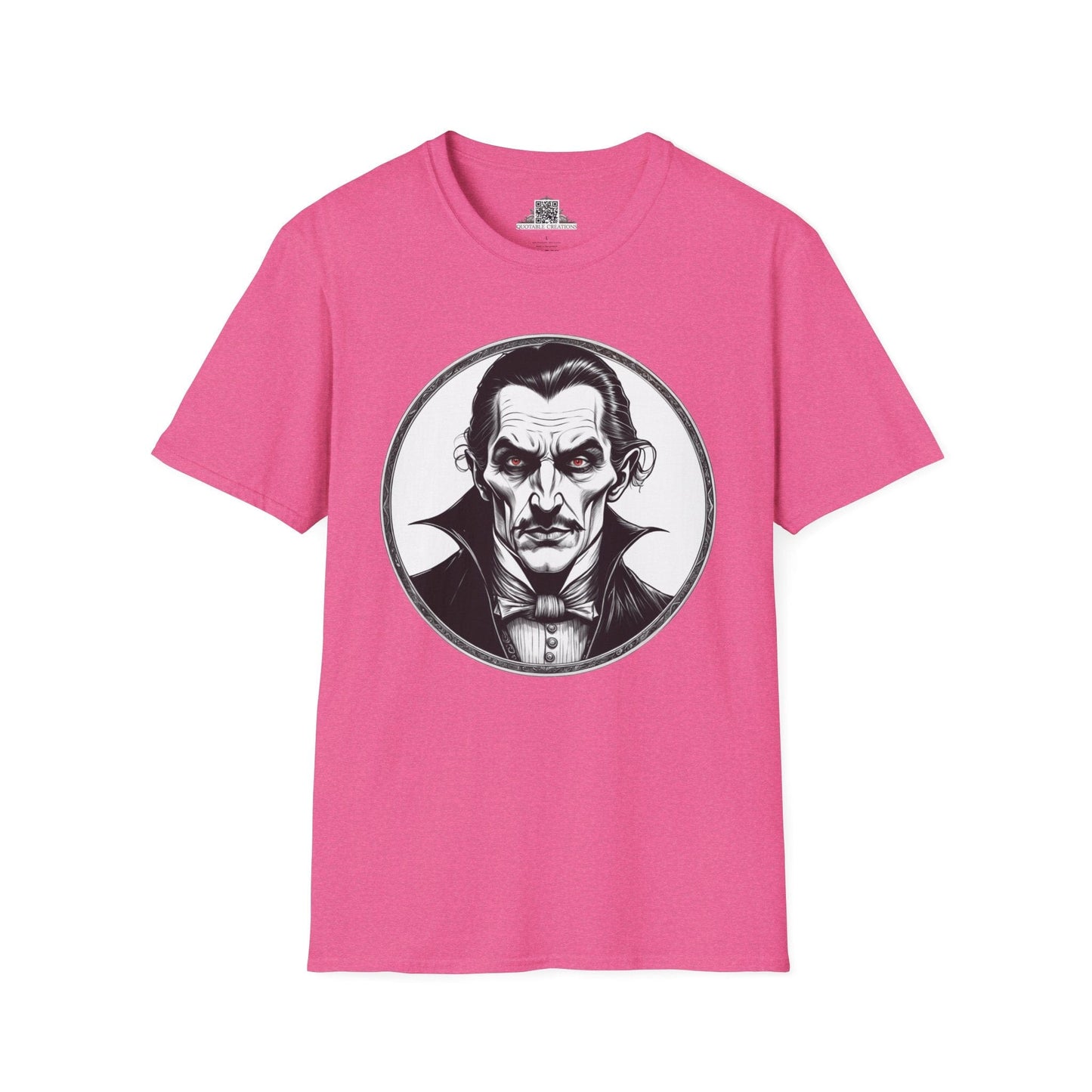 Printify T-Shirt S / Heather Heliconia Dracula Mysteries & Monsters - T-Shirt