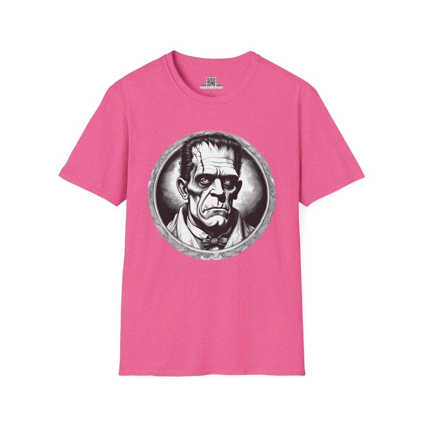 Printify T-Shirt S / Heather Heliconia Frankenstein Mysteries & Monsters T-Shirt