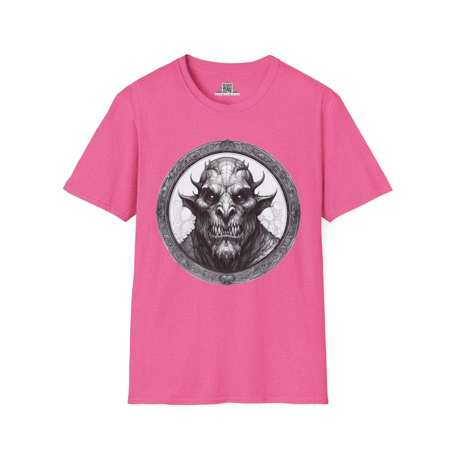 Printify T-Shirt S / Heather Heliconia Grendel Heroes & Quests - T-Shirt