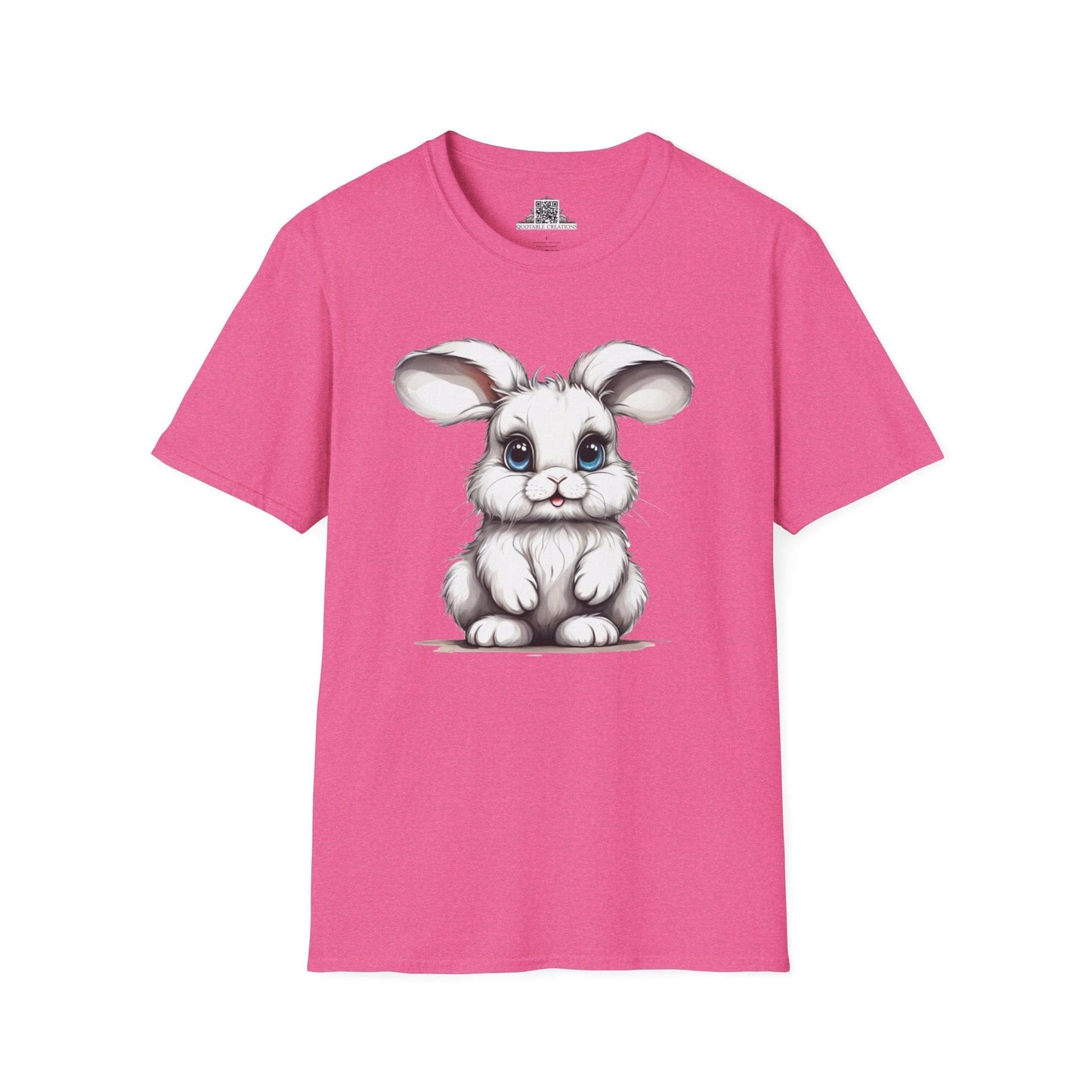 Printify T-Shirt S / Heather Heliconia T-Shirt - Baby Bunny - Hyper Cute
