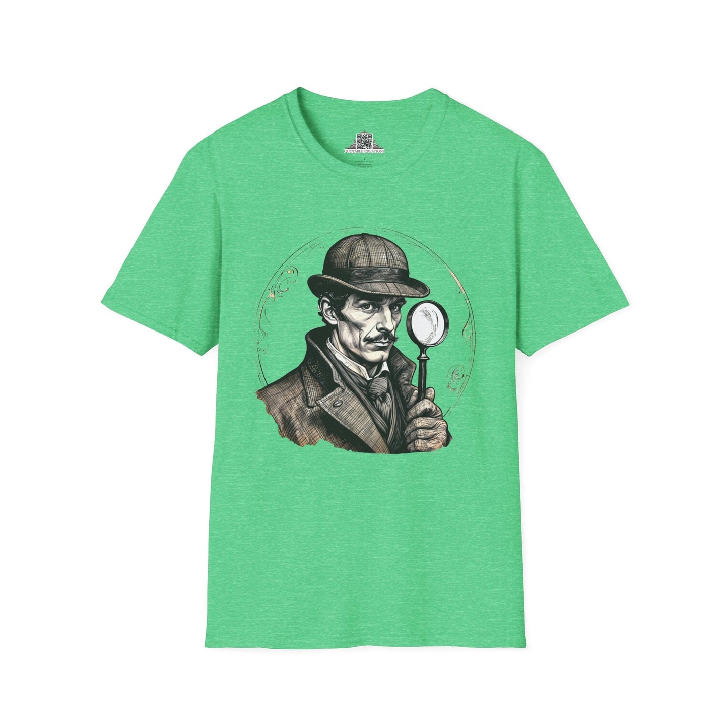Printify T-Shirt S / Heather Irish Green Sherlock Holmes Mysteries & Monsters - T-Shirt