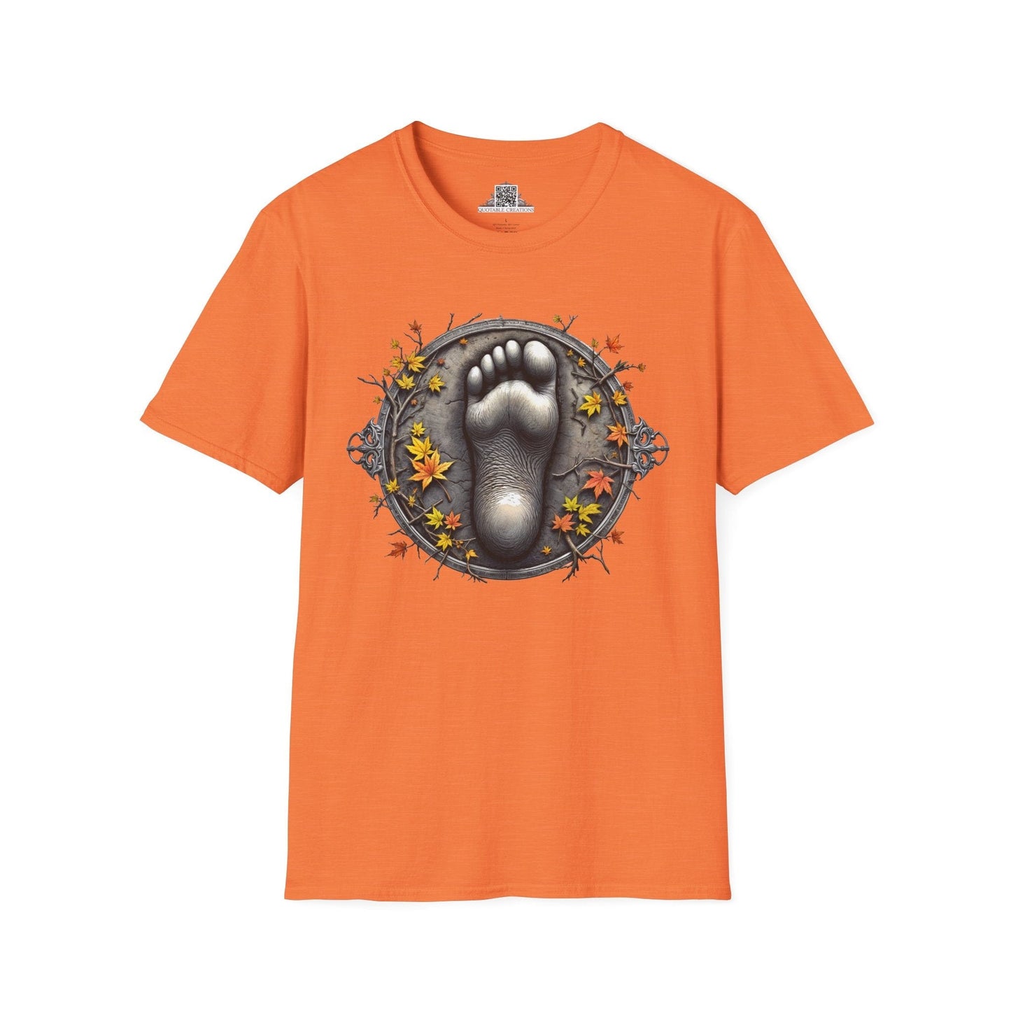 Printify T-Shirt S / Heather Orange Bigfoot Lives - Bigfoot & Legends T-Shirt