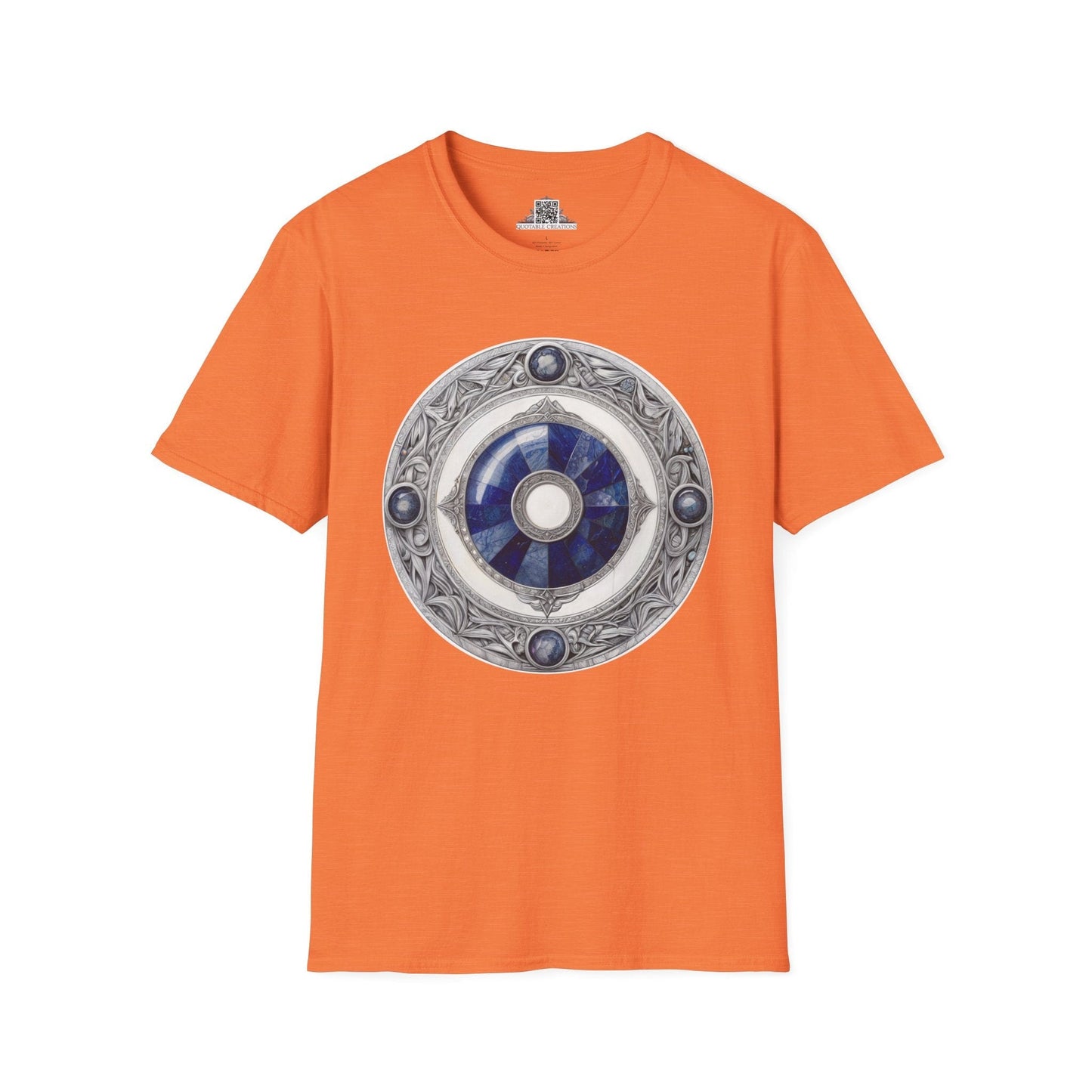 Printify T-Shirt S / Heather Orange Lapis Lazuli - Crystals & Gemstones T-Shirt