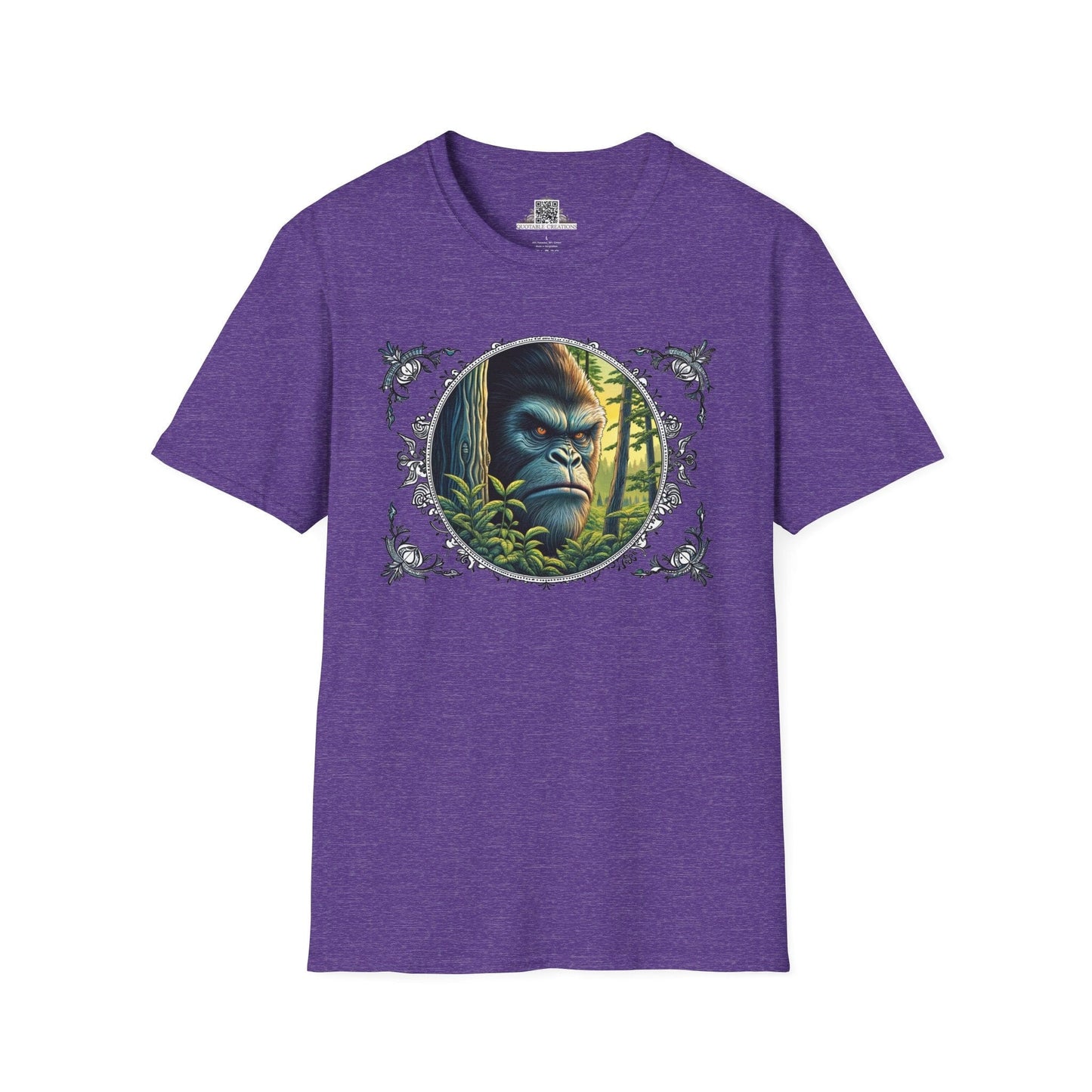 Printify T-Shirt S / Heather Purple Legends Are Real - Bigfoot & Legends T-Shirt