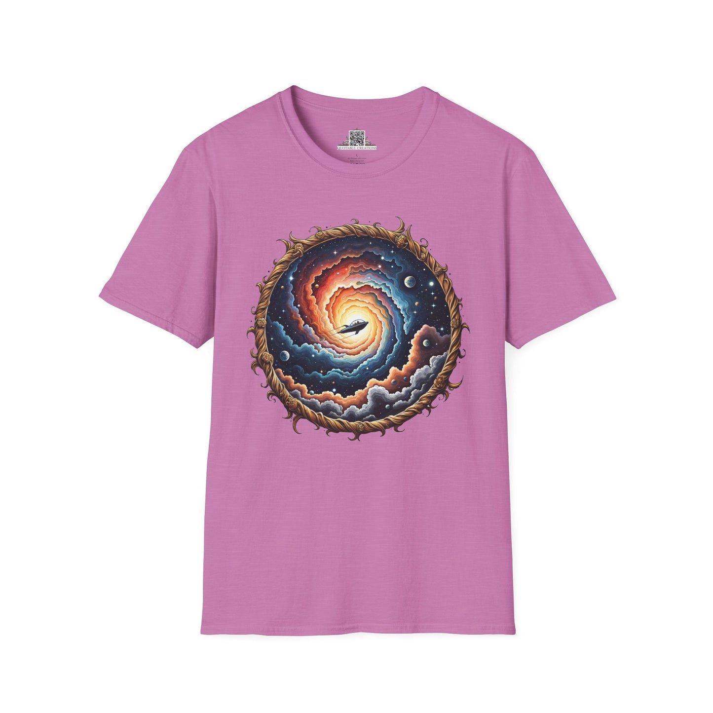 Printify T-Shirt S / Heather Radiant Orchid The Answers Are Up There UFO & Cosmic - T-Shirt