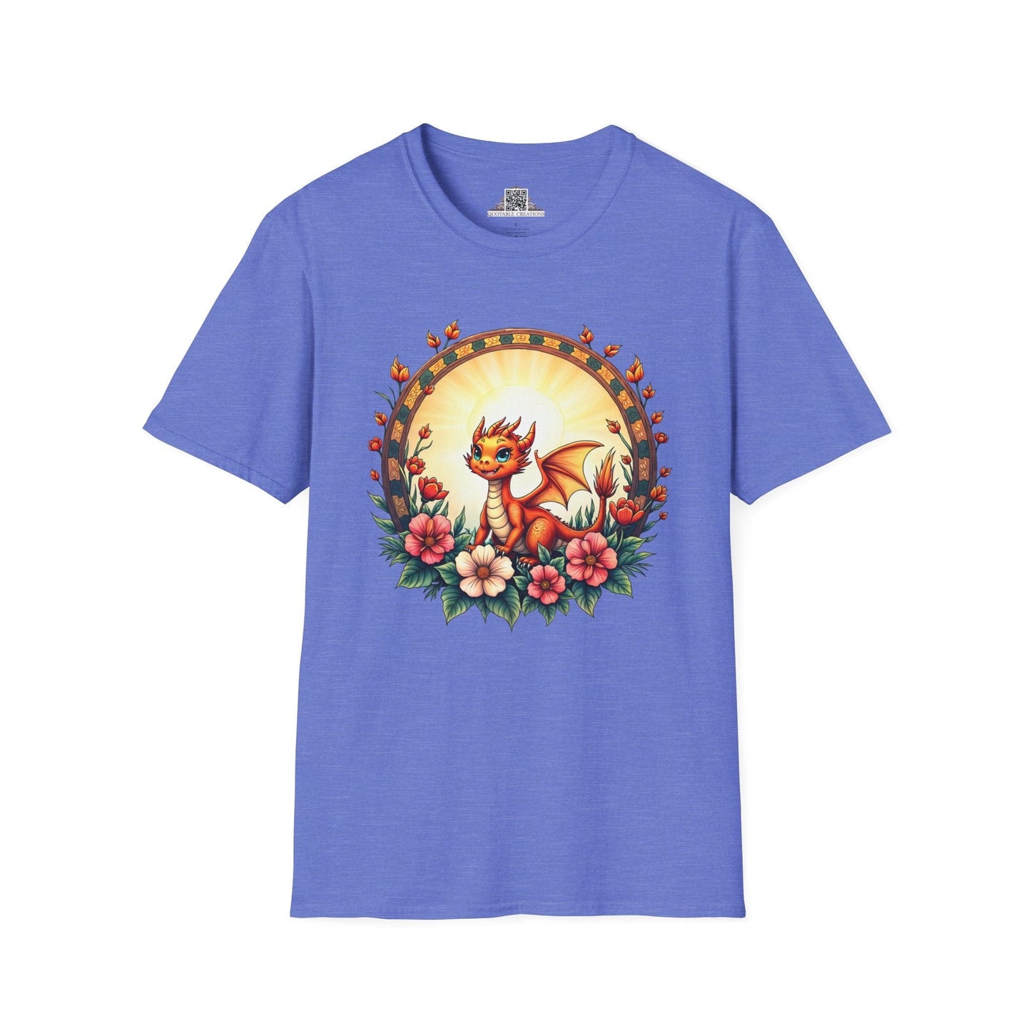 Printify T-Shirt S / Heather Royal Emberheart - Dragons & Magic T-Shirt