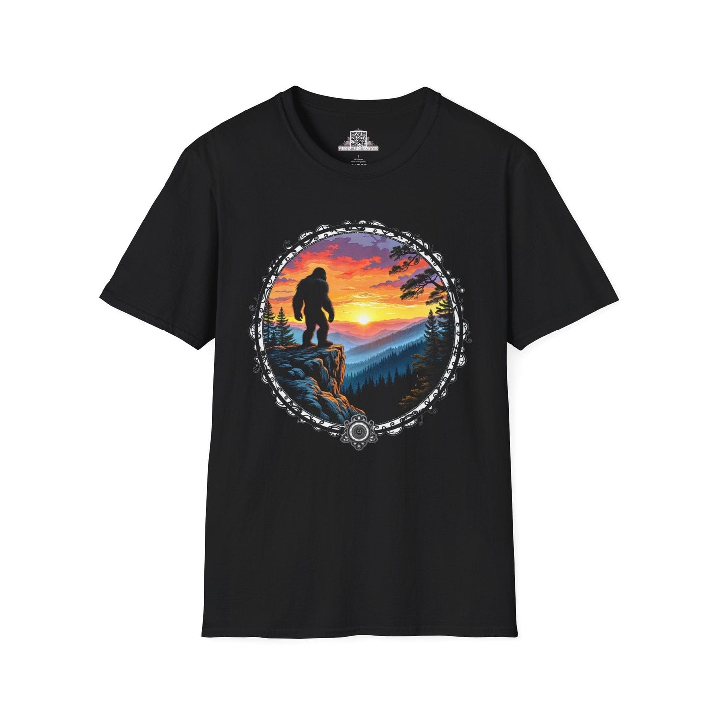 Printify T-Shirt XS / Black Capture the Legend - Bigfoot & Legends T-Shirt