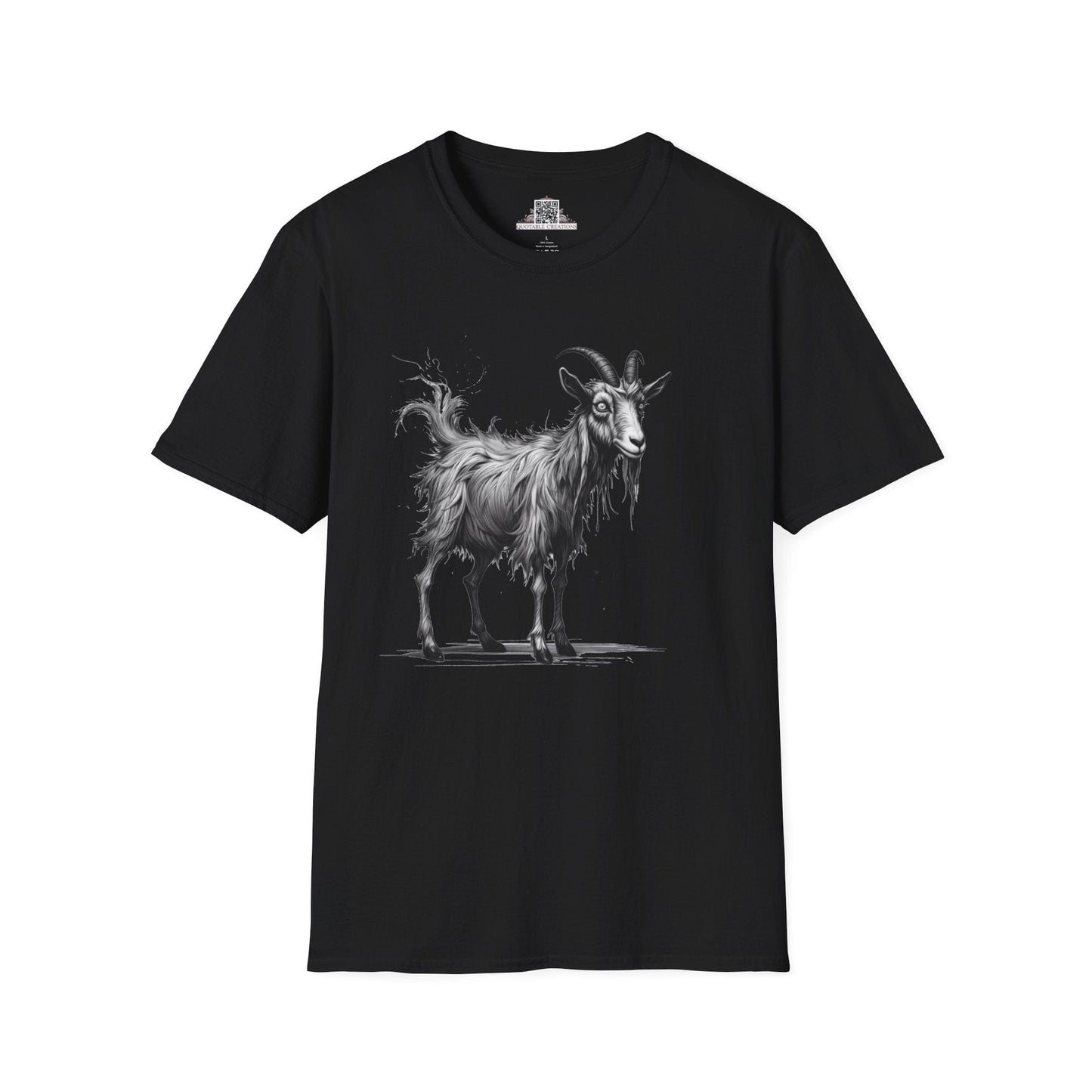 Printify T-Shirt XS / Black T-Shirt - I'm Fine Goat - Everything's Fine