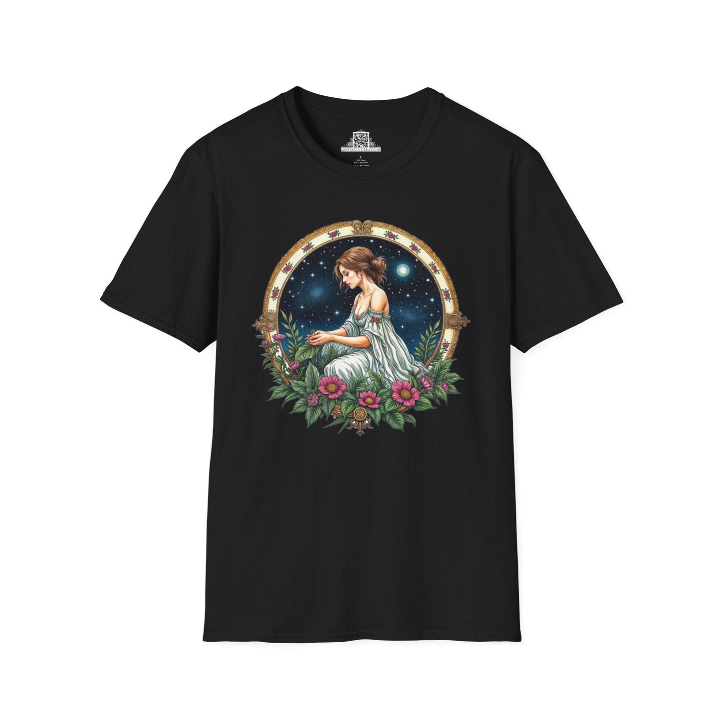 Printify T-Shirt XS / Black Virgo Zodiac Astrology - T-Shirt