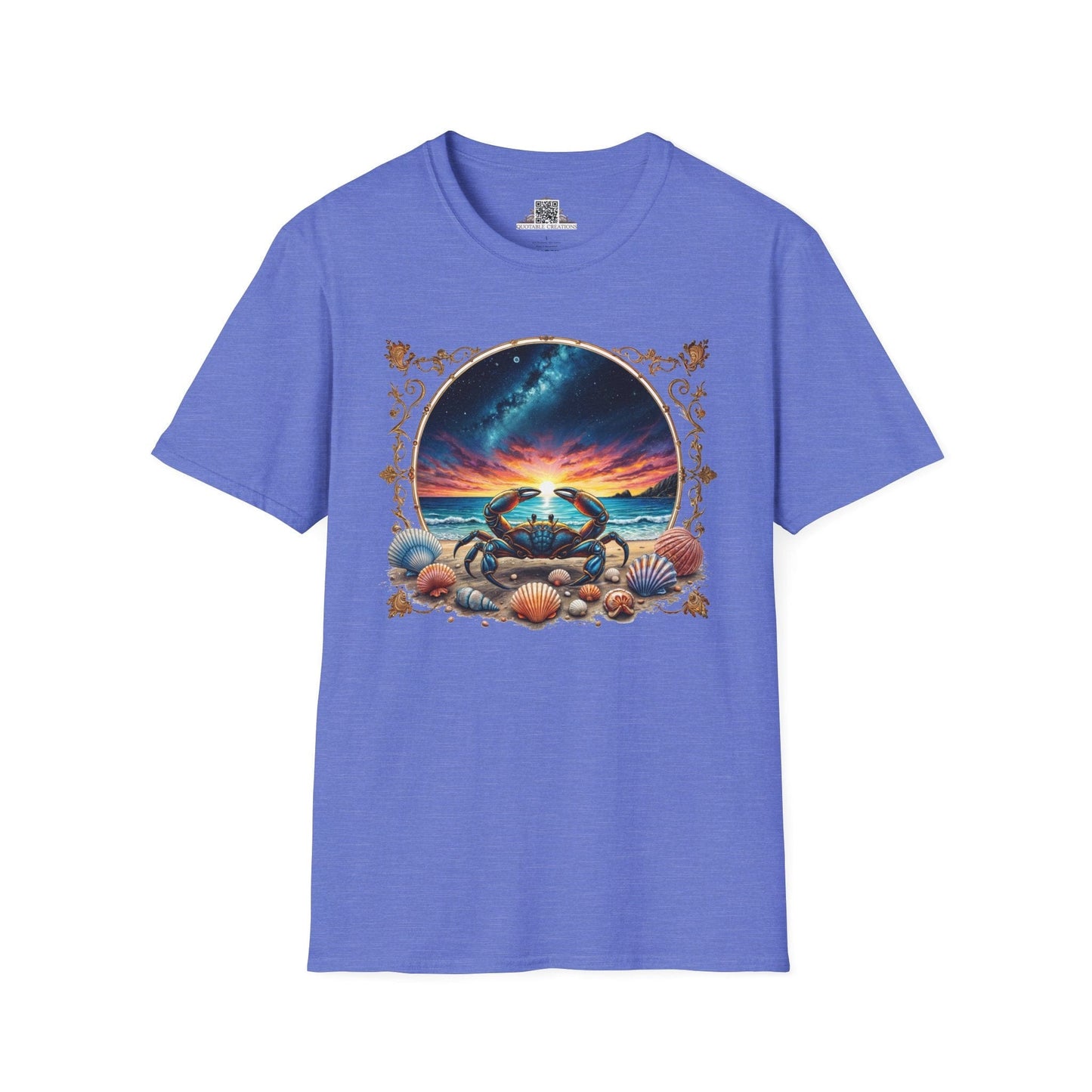 Printify T-Shirt XS / Heather Royal Cancer Zodiac & Astrology - T-Shirt