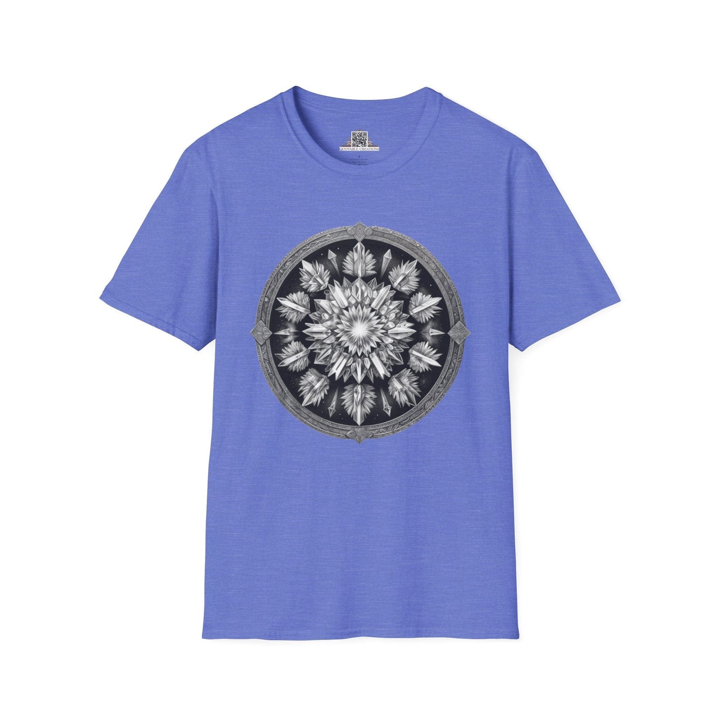 Printify T-Shirt XS / Heather Royal Clear Quartz - Crystals & Gemstones T-Shirt